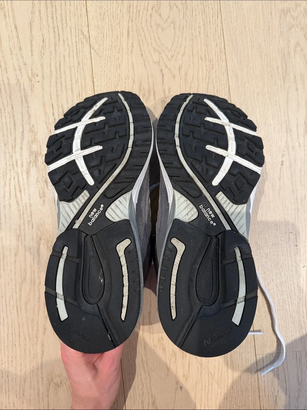 New Balance Unisex Navy and Gray Casual Sneakers